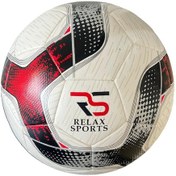 Resim Relax El Dikişli Hibritli Halı Saha Futbol Topu 5 Numara Beyaz - Siyah 