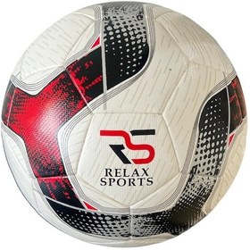 Resim Relax El Dikişli Hibritli Halı Saha Futbol Topu 5 Numara Beyaz - Siyah 