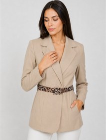 Resim Mys Collection Kemer Detaylı Blazer Ceket 