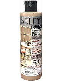 Resim Rich Selfy Decor Akrilik Boya 856 Latte 240 Cc 