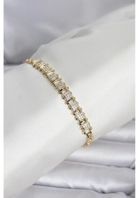 Resim Xuping Model Zirkon Taşlı Gold Renk Kadın Bileklik Altın 