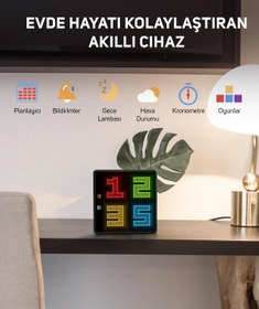 Resim Divoom Pixoo Max 32x32 Piksel Full Led Ekranlı App Kontrollü Akıllı Resim Çerçevesi 