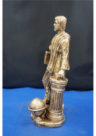 Resim Pisagor Matematikçi & Filozof Heykeli 31 Cm Dekoratif Biblo, Ev & Ofis Aksesuarı Altın 