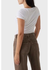 Resim Guess Bayan Top W4rp47 K1814 G011 Beyaz Beyaz 