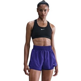 Resim Nike Swoosh Medium Support Kadın Büstiyer Siyah 