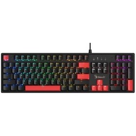 Resim Bloody S510r Q Türkçe Mekanik Rgb Bmls Blu Fire Black Gamer Oyun Klavyesi 
