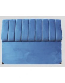 Resim Bengi Ticaret Başlık Alc Sante Model 150 cm Suni Deri Kumaş Modern Kapitone Mavi Renk El Yapımı 