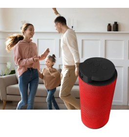 Resim Mf Product MFB204 Taşınabilir Kablosuz Bluetooth LED Ambiyans Aydınlatmalı Speaker Hoparlör Kırmızı 