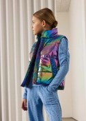 Resim NMFMOLINA VEST SHINY Mor Kız Çocuk Yelek Name It