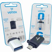 Resim (Micro) To Usb Metal Dönüştürücü Otg Veltex VTX-502 