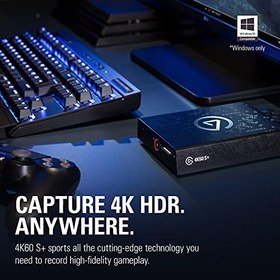 Resim Elgato Game Capture 4K60 S+ Harici Video Yakalama Kartı, 1080p60 ve 2160p60 HDR10 Video Yakalama, Sıfır Gecikme (10GAP9901) 