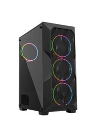 Resim Gameforce GF-8010 Cold 6x120 MM Rainbow Fanlı Oyuncu Kasası 