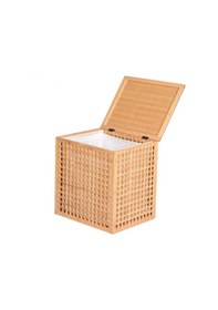 Resim Panalı Ahşap Çamaşır Sepeti Demonte Diğer 