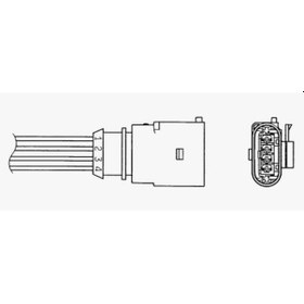 Resim NGK 1350 (OZA629-V13) Lambda - Oksijen Sensoru (Vw: Golf V - Polo /Skoda: Octavia / Seat: Altea -AIViza V 06-) 03C906262AE OZA629V13 (WA665319) 