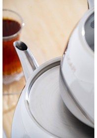 Resim Acar Alvez Aile Boy Çaydanlık Takımı Silver/siyah 