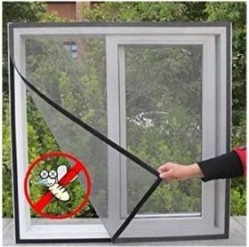 Resim Cırt Bantlı Yapışkanlı 100CM x 150CM Kesilebilir Pencere Sinekliği 