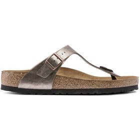 Resim Birkenstock Gizeh Bf Kadın Metalik Terlik 