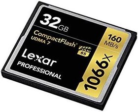Resim Lexar Professional 32GB 1066x Speed 160MB/s CompactFlash Bellek Kartı 