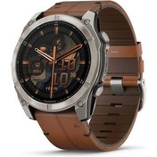 Resim Garmin Fenix 8 – 51MM Amoled Sapphire Karbon Gri Dlc, Deri Kayışlı 