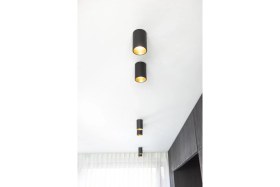 Resim 11 x 10 Cm, Metal Kasa, GU10 Duy Sıva Üstü Tavan Armatürü, Dekoratif Metal Tavan Aplik (Ampul Hariç) 