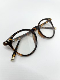 Resim funeyes Leopar Desenli Olips Ekran Ve Okuma Gözlüğü Bilgisayar Korumalı Dinlendirici Gözlük Optik Cam Uyumlu 