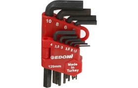 Resim EDONİ 120 MM. ALYAN SETİ 10 PCS.SİYAH 