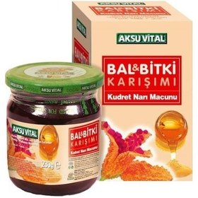 Resim Aksu Vital Bal Bitki Karışımı Kudret Narı Macunu 230 G 
