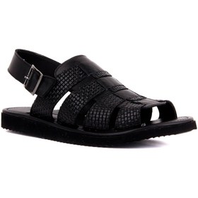 Resim SailLakers - Siyah Erkek Sandalet 107-641-TBNL 