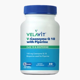 Resim Velavit V-Coenzyme Q10 With Piperine 30 Kapsül 