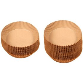 Resim Alibee 100 Adet Yui/xiaomi/philips/kumtel Uyumlu Hava Fritöz Pişirme Kağıdı-beyaz 