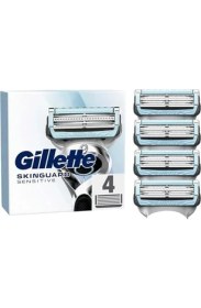 Resim Gillette Skinguard Sensitive Yedek Tıraş Bıçağı 4 Adet 
