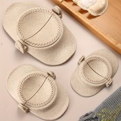 Resim 1 adet Buğday Çubuğu Yaratıcı Mantı Kesici, Büyük, Orta ve Küçük Boyutlarda Mevcuttur. Mutfak Aleti, Mutfak Aracı Mantı Kalıbı Mantı Tutucu Su Yumurta Kek Kalıbı 