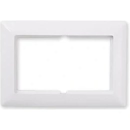 Resim Günsan Visage Beyaz Ikili Priz Çerçevesi 