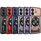 Resim Redmi Note 13 Pro 5g Global Armor Döner Tutucu Magsafe Telefon Kılıfı İçin Gri 