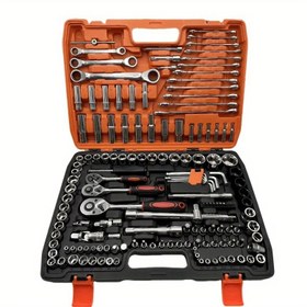 Resim 151/46 adet 1/4 İnç Sürücü Soket Seti Motor Ratchet Anahtar Seti Motosiklet Araç Kiti, Bit Soket Anahtar Seti Metrik Mekanik Araç Seti 