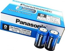 Resim Çinko Karbon Büyük Boy Pil (D) R20Be/2Ps (24 Lü Kutu) Panasonic