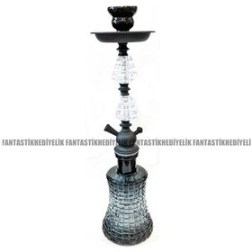 Resim Orta Boy Kutulu İthal Nargile Seti Full İçimlik Set 55Cm (2 