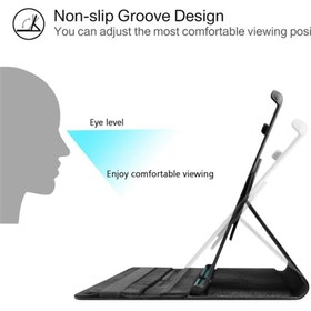 Resim Microsonic Samsung Galaxy Tab A 8" 2019 T290 Kılıf 360 Rotating Stand Deri 