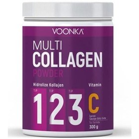 Resim Voonkaa Collagen Powder Hidrolize Kollajen Vitamin C 300Gr 