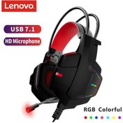 Resim Vkemall Lenovo Hu85 Kulaküstü Oyun Kulaklığı - Gürültü Engelleme Mikrofonlu 40mm Sürücü Usb Işıklı Bilgisayar Oyuncu Kulaklıkları 10.1" 