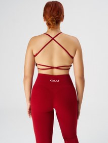 Resim Qlu Attractive Collection Women's Seamless Adjustable String Bra/Sports Bra 