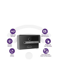 Resim Fonri Wf3-el3-0502-02 Wıfı Kablosuz Akıllı Kapı Zili-191562 