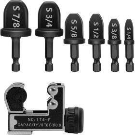 Resim Echo Chicly Hvac Onarım Araçları Genişletici Matkap Ucu ile Klima Bakır Tüp Takma Aracı Bakır Boru Kesici (Yurt Dışından) 