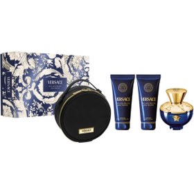 Resim Versace Dylan Blue Pour Femme Edp 100 Ml + Body Lotion 100 Ml + Shower Gel 100 Ml + Çanta 