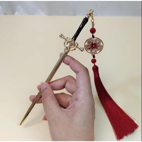 Resim Alsade Kore Stil Vintage Kılıç Firkete Toka 