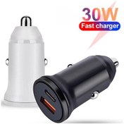 Resim Tenfowee "30w Hızlı Şarj Çift Usb Araç Şarj Cihazı - Qc4.0+pd, Akıllı Koruma Fonksiyonlu" 