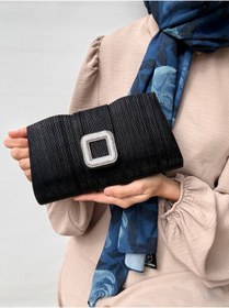 Resim Çanta Trend Kadın Özel Günlük Portföy Clutch Çanta (25*14 cm) 