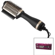 Resim Saç Kurutma - Şekil Makinesi 3 Kademe Isı Ayarı 360 Derece Dönen Kablo Seramik Kaplama Fırça 1200w Shd-1731 5256 