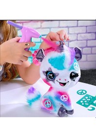 Resim Airbrush Plush Boyanıp Yıkanabilen Peluş Unicorn Beyaz 