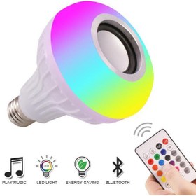 Resim Bluetooth Hoparlör Akıllı Rgb Led Ampul Lamba 